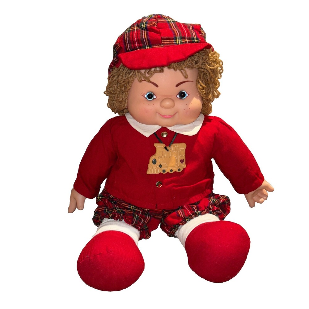 1993 House Of Lloyd 22 Inch Glen (Shortbread Twins) Red Plaid Outfit